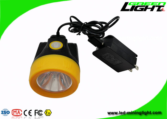 Lampu Penambangan Batubara Bawah Tanah Tanpa Kabel LED 143lum 10000lux Dengan Cadangan 15 Jam