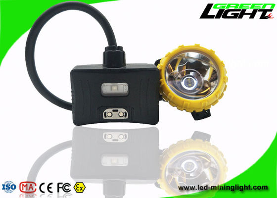 15000lux Brightness Semi Corded Mining Lamp Lampu Peringatan Paket Baterai Panasonic