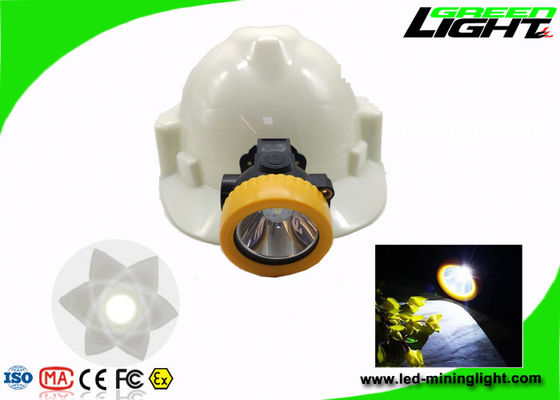 Lampu Cap Lampu Terowongan LED Isi Ulang PC 2.2Ah Baterai Lithium Ion 4500lux