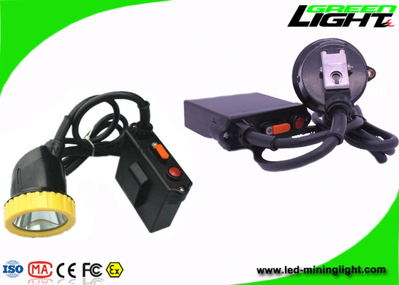 Headlamp Lampu Pertambangan LED Kecerahan Kuat, Baterai Lithium Ion Isi Ulang 3 Watt