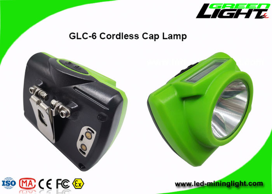 Lampu Penambangan Tanpa Kabel Cree 480mA 13000lux 1200 Siklus Baterai Mendukung Pengisian USB