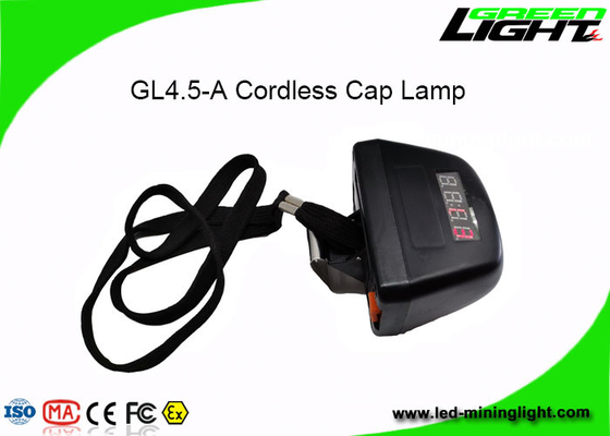 Lampu Tambang LED Tanpa Kabel Digital yang Dapat Dipakai, Kecerahan 4000lux Dengan Tali Pengaman