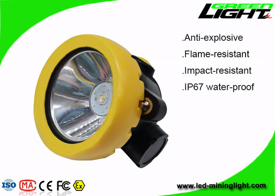 Lampu Penambangan Batubara Tanpa Kabel 4000lux Bukti Ledakan Dengan Arus Cahaya Utama 230mA