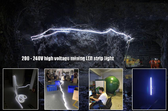 Terowongan Bawah Tanah LED Lampu Strip Fleksibel Sillicone Bright White SMD 5050