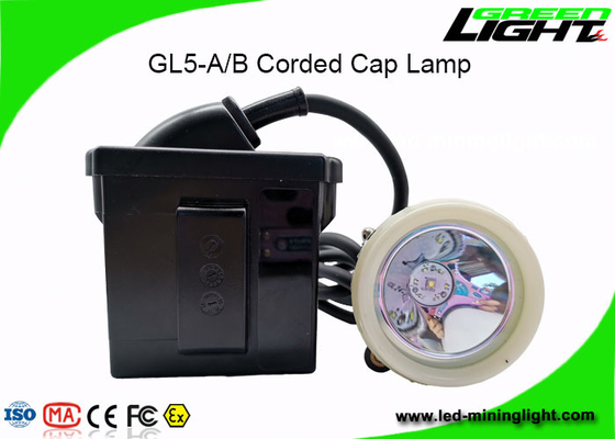 Lampu LED Penambang Baterai Li Ion Isi Ulang 10000lux High Beam Untuk Terowongan