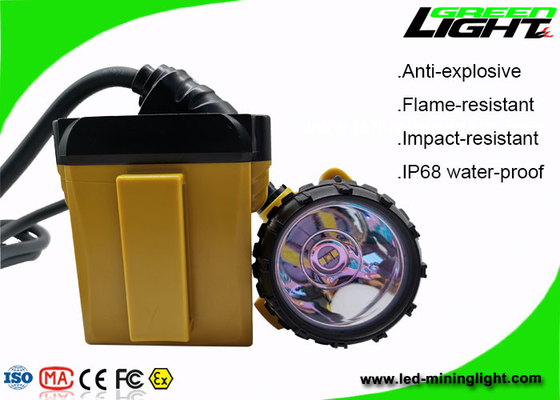 Lampu Cap Penambang LED Kinerja Tinggi 25000lux Brightness 1200 Siklus Baterai