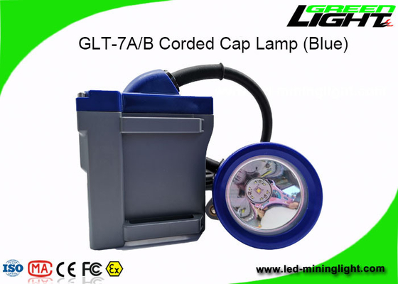 Safety Mining LED Corded Cap Lamp Kecerahan Tinggi Dengan Waktu Kerja 22 Jam