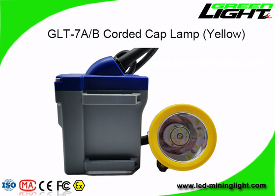 Safety Mining LED Corded Cap Lamp Kecerahan Tinggi Dengan Waktu Kerja 22 Jam