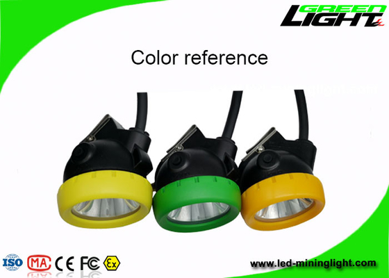 Keselamatan Bawah Tanah 10000lux 1.67W LED Miners Cap Lamp