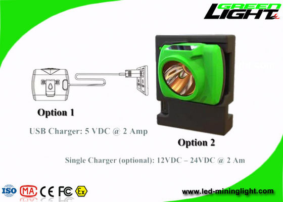 12VDC-24VDC IP68 2000mA Lampu Depan LED Isi Ulang