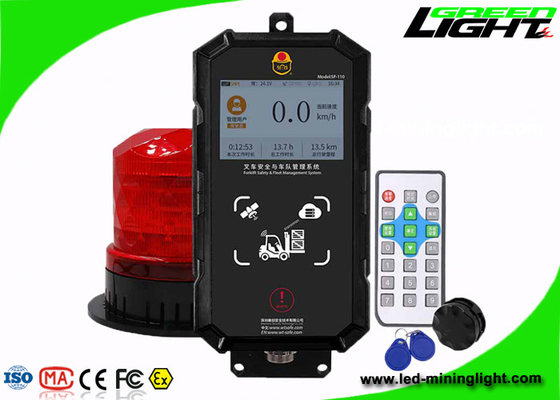 Keselamatan Kendaraan Forklift UWB ABS LED Miners Cap Lamp