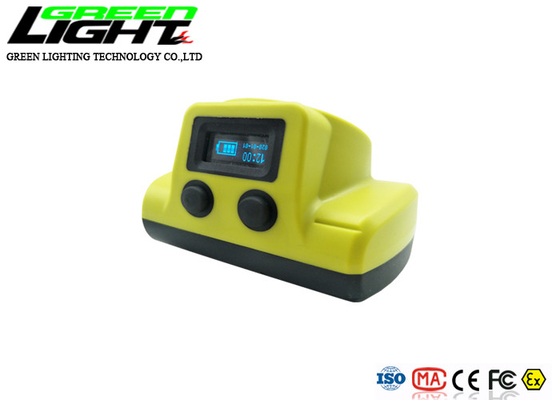 IP68 18000LUX 6800mAh Isi Ulang Lampu Tambang Bercahaya tinggi, kabel dan nirkabel tersedia