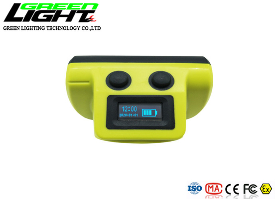 IP68 18000LUX 6800mAh Isi Ulang Lampu Tambang Bercahaya tinggi, kabel dan nirkabel tersedia