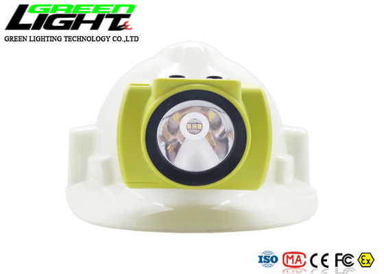 IP68 18000LUX 6800mAh Isi Ulang Lampu Tambang Bercahaya tinggi, kabel dan nirkabel tersedia