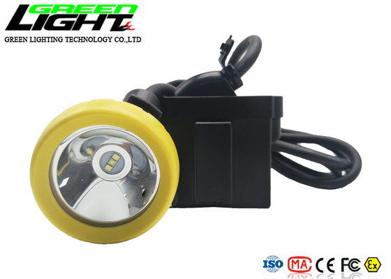 Pengisi Daya Lithium lon 2A ABS 10000lux LED Penambang Cap Lamp