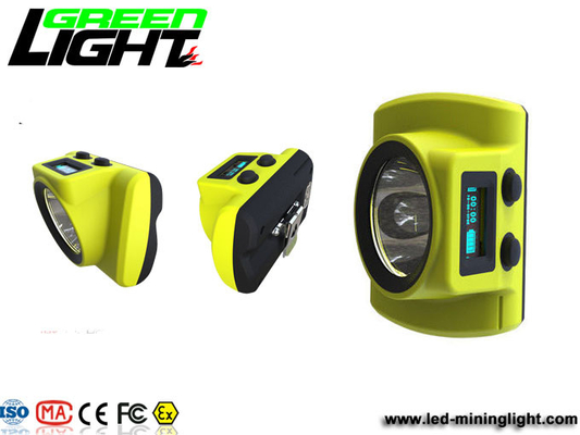 Layar OLCD 13000lux 6800Ah Headlamp LED Isi Ulang