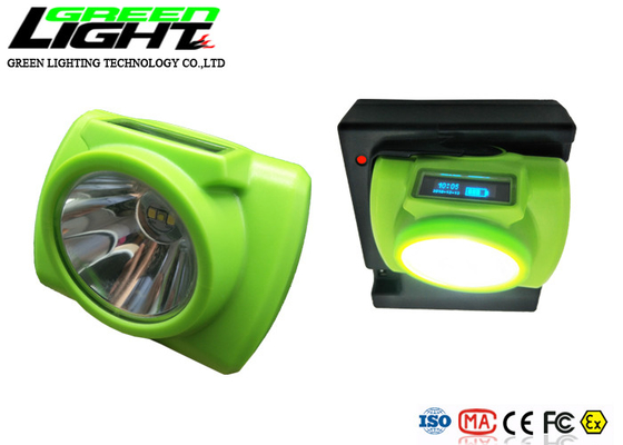 Layar OLED ABS 13000lux IP68 Lampu Depan LED Isi Ulang