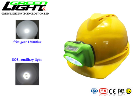 Layar OLED ABS 13000lux IP68 Lampu Depan LED Isi Ulang