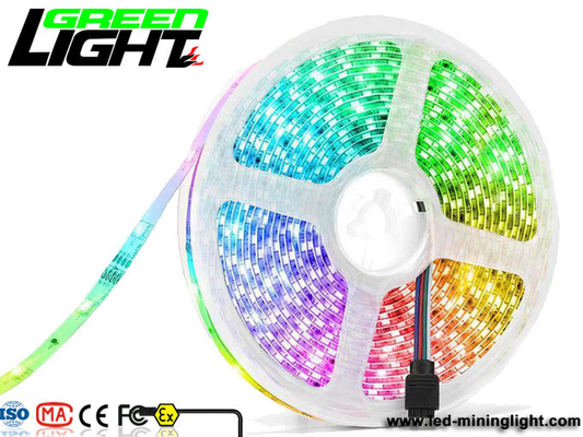 12W IP65 RGB SMD5050 LED Lampu Strip Fleksibel