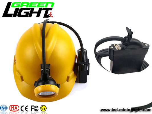 Lampu Helm Penambang Bawah Tanah IP68 6.6Ah 1000Lux tahan air
