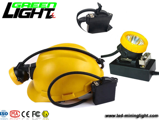 Lampu Helm Penambang Bawah Tanah IP68 6.6Ah 1000Lux tahan air