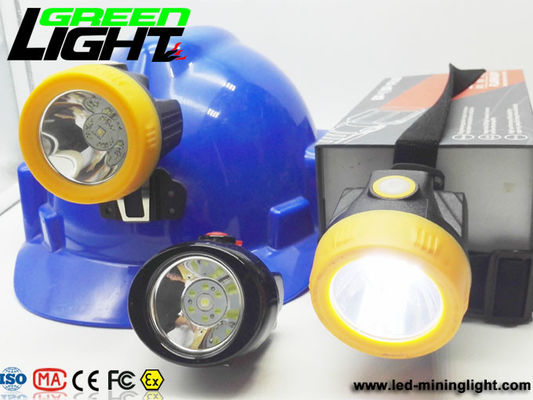 1200 Siklus 6000 Lux 2.8Ah 110LUM Mining Hard Hat Lights