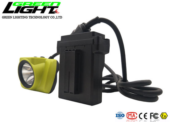 Lampu Tutup Penambang LED IP68 Tahan Air 13600mAh 25000lux Dengan Kabel