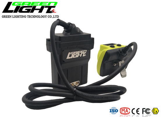 Lampu Tutup Penambang LED IP68 Tahan Air 13600mAh 25000lux Dengan Kabel