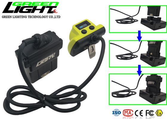 Layar OLED 530LUM 4.07W 1100mA Led Mining Headlamp