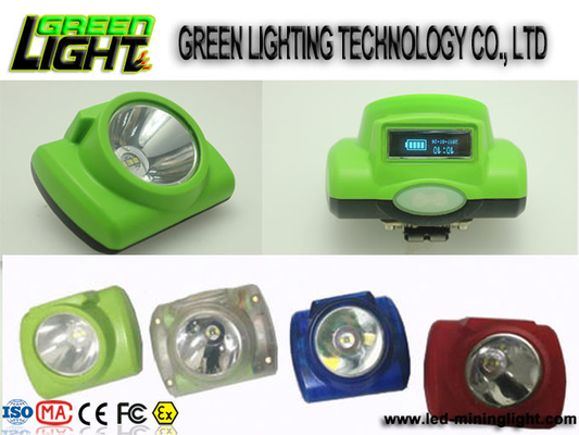 1.78W 13000lux Cordless Mining Headlamp Untuk Topi Keras