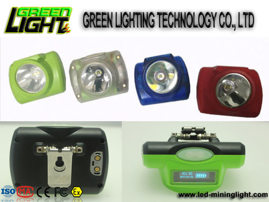 1.78W 13000lux Cordless Mining Headlamp Untuk Topi Keras