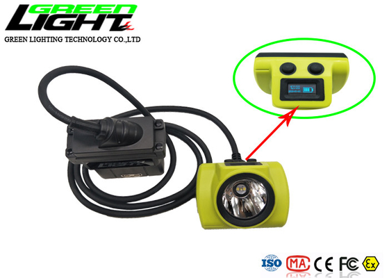 13.6Ah Baterai 25000lux Layar OLED Lampu Penambangan Batubara