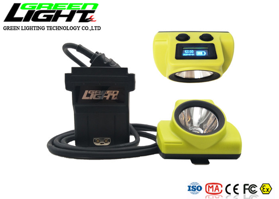 13.6Ah Baterai 25000lux Layar OLED Lampu Penambangan Batubara