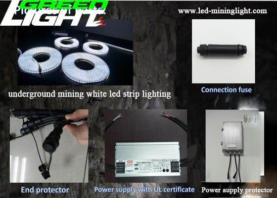 Lampu Pita Strip Led Putih Hangat 60 LED SMD5050 Untuk Pencahayaan Area Berbahaya / Aman
