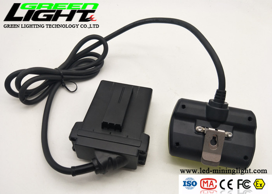Waterproof IP68 25000lux 13.6Ah 4.07W LED Miners Cap Lamp