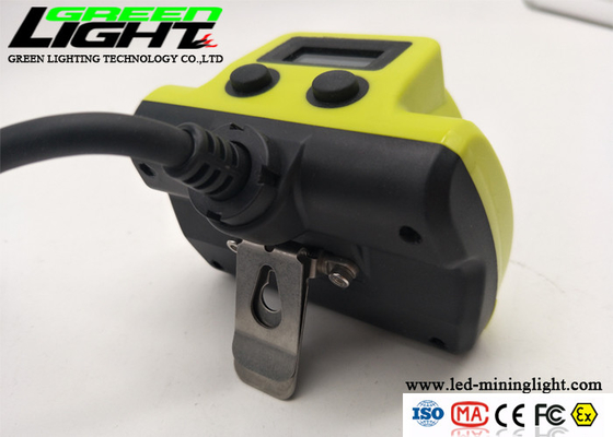 13.6Ah 530lum 25000lux Led Mining Cap Lamp Untuk Bawah Tanah