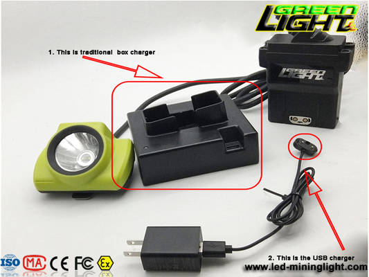 25000lux 530LUM 2.96W Cordless Miners Cap Lamp Layar Oled