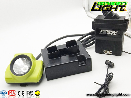 25000lux 530LUM 2.96W Cordless Miners Cap Lamp Layar Oled