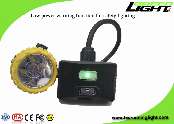 Aluminium 450mA 1.7W 15000lux Semi Corded Mining Headlight