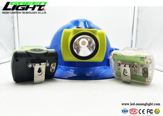 2.96W 18000lux 6.8Ah Wireless Cap Lamp Untuk Tambang Bawah Tanah