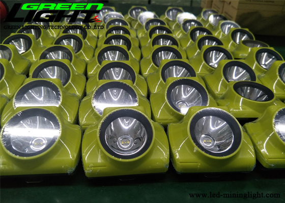 2.96W 18000lux 6.8Ah Wireless Cap Lamp Untuk Tambang Bawah Tanah