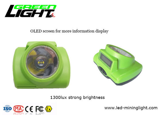 1.78W 232Lum 1300lux LED Mining Light Dengan Layar OLED
