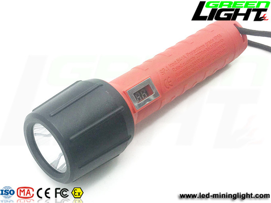 3000lux 2200mAh Lampu Obor Bukti Ledakan IP68 450lum