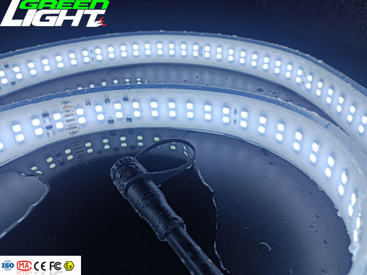 Flux 2362lum SMD5050 Lampu Strip Led Fleksibel 230VAC Lampu Strip anti-eksplosif Lampu Strip IP68 tahan air