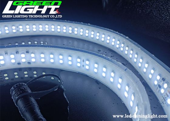 SMD2835 AC110V LED Neon Strip Lights Warna Putih Silicone Double Row