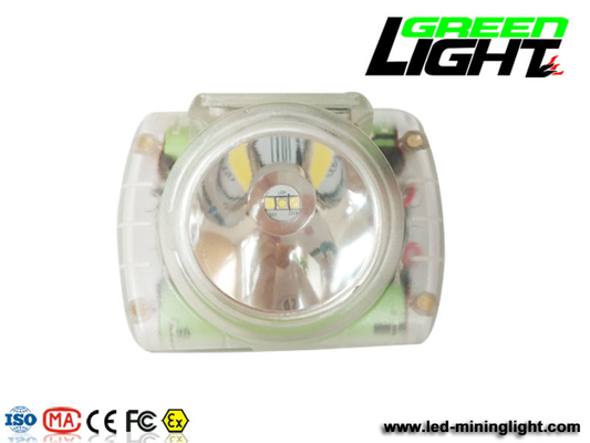 Lampu Cap Penambang Tanpa Kabel Isi Ulang IP68 0.96W 15000lux