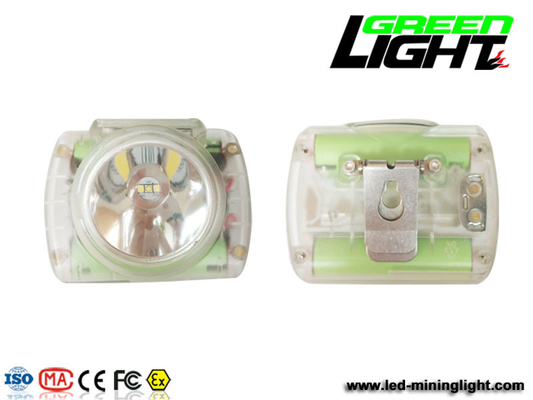 15000lux ATEX M1 Led Mining Cap Lamp 6800mAh Baterai Li Ion