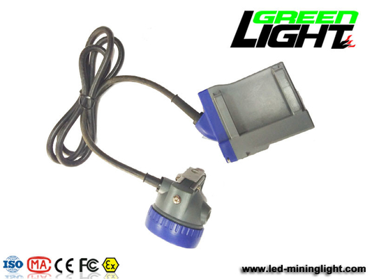 Kabel PC 216lum 15000lux LED Penambang Cap Lamp 6.6Ah Baterai Li Ion
