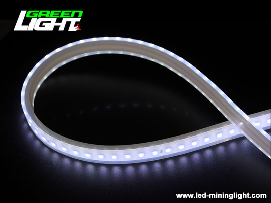 Silicone 2000LUX SMD5050 Lampu Led Strip Fleksibel 16W / M Untuk Terowongan