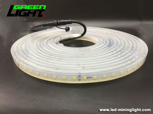 Silicone 2000LUX SMD5050 Lampu Led Strip Fleksibel 16W / M Untuk Terowongan